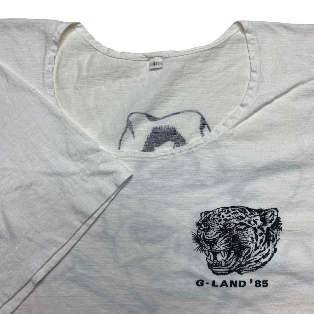 Vintage 80s Bali‎ Indonesia G-Land Surf Combat surf shirt MEDIUM - Picture 6 of 6